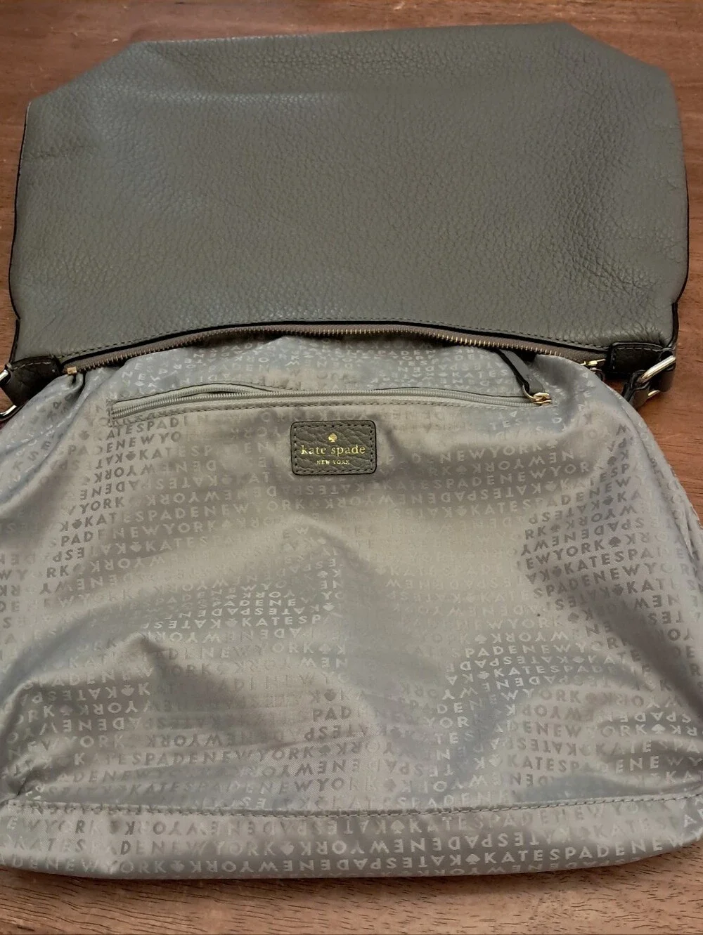 Kate Spade New York Prospect Place Purse GREY